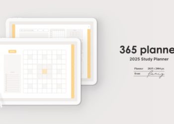 Free Study Planner For Goodnotes