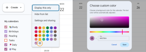 How To Customize Google Calendar Colors and Add Backgrounds