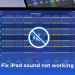 Fix iPad sound not working