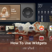 use widgets on iPad