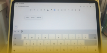 iPad keyboard lag in Google Docs