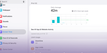 how to limit screen time on iPad