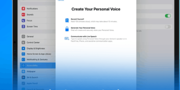iPad Personal Voice