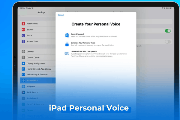 Computer Voice Pad iPad Personal Voice: How to Setup and Use Your AI Voice Model