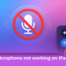 Microphone not working on iPad