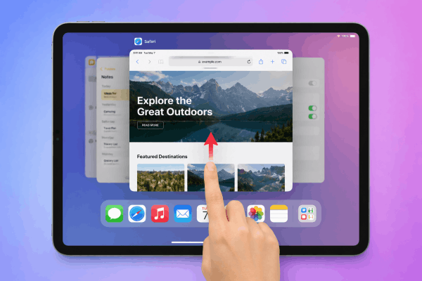 Force quit and restart Safari Force quit and restart Safari