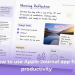 How to use Apple Journal app for productivity