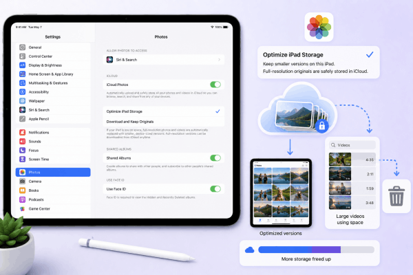 Optimize your photo storage Optimize your photo storage