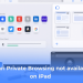 How to fix Safari Private Browsing not available on iPad