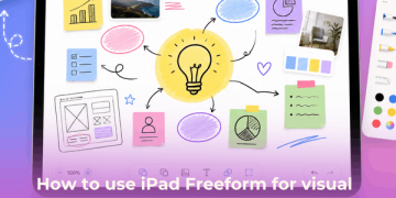 iPad Freeform for visual brainstorming