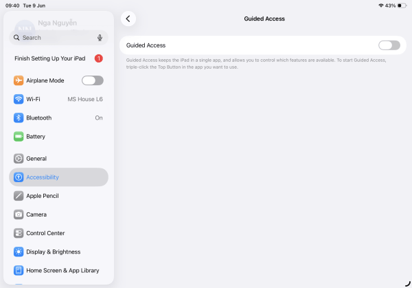 Pair with Guided Access for absolute lockdown Pair with Guided Access for absolute lockdown