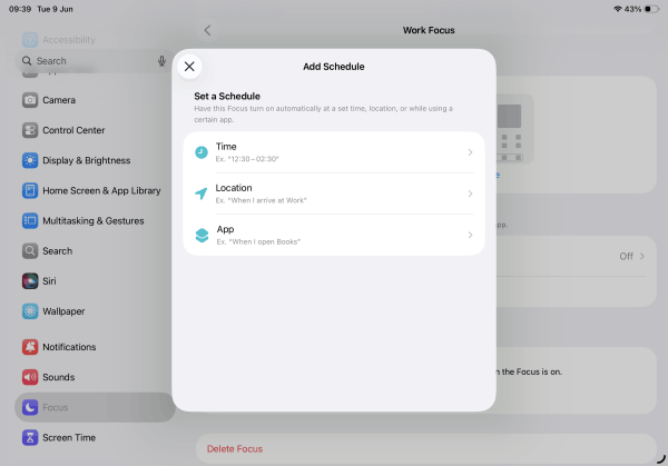 The app-based trigger The app-based trigger