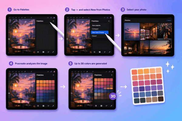 Method 2: Extracting colors from a photo Method 2: Extracting colors from a photo