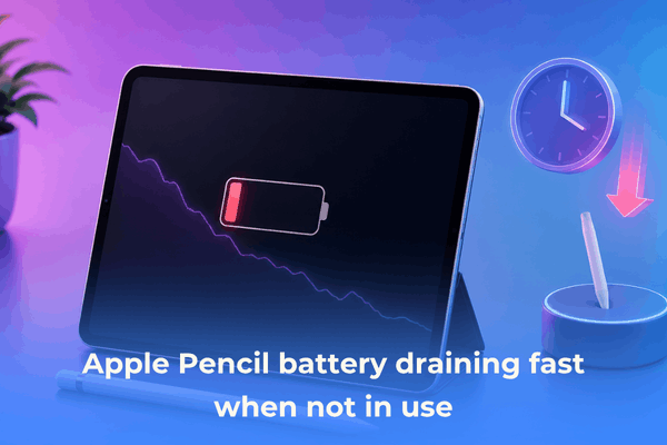 Fix Apple Pencil battery draining fast when not in use