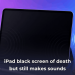 iPad black screen of death but still makes sounds