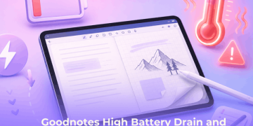 Fix Goodnotes high battery drain and overheating on iPad