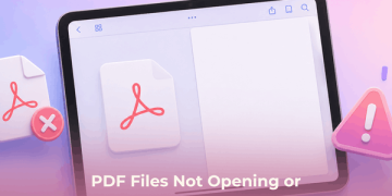 PDF Files Not Opening or Showing Blank Pages on iPad