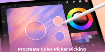 Procreate color picker picking wrong color