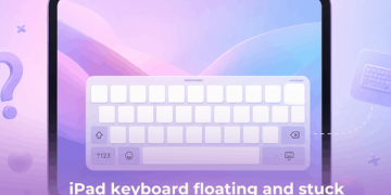 Fix iPad keyboard floating and stuck on screen
