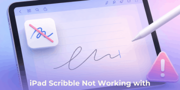 iPad Scribble Not Working with Apple Pencil