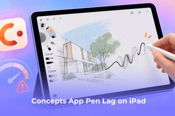 Fix Concepts App Pen Lag on iPad