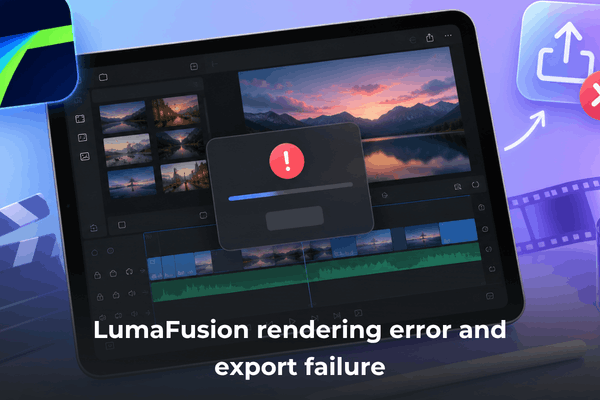 Fix LumaFusion rendering error and export failure
