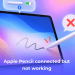How to fix Apple Pencil connected but not working