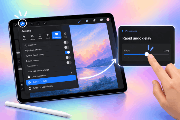 Tweak touch delay settings to match your speed Tweak touch delay settings to match your speed