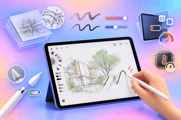Why Concepts app pen lag happens on iPad Why Concepts app pen lag happens on iPad