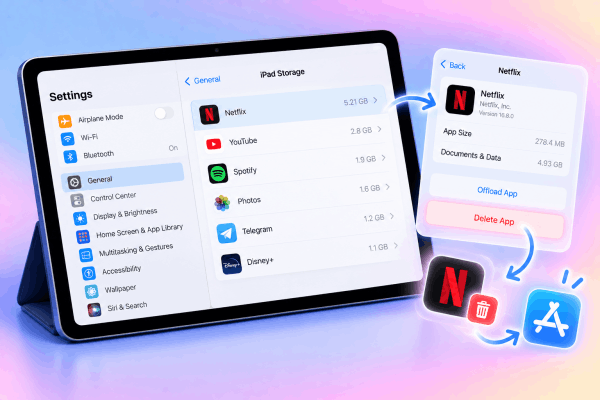 Delete and reinstall heavy streaming apps Delete and reinstall heavy streaming apps