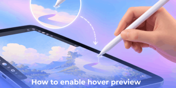 Enable hover preview Apple Pencil Pro